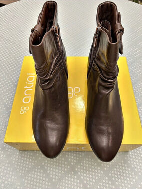 Antia Brown Ankle Boots